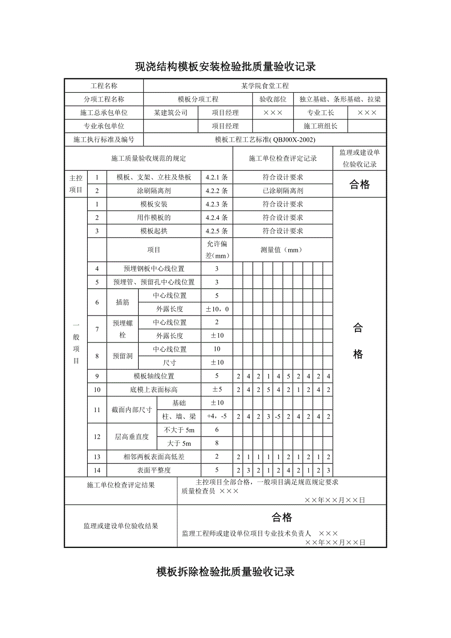 基础模板分项工程质量验收.doc_第2页