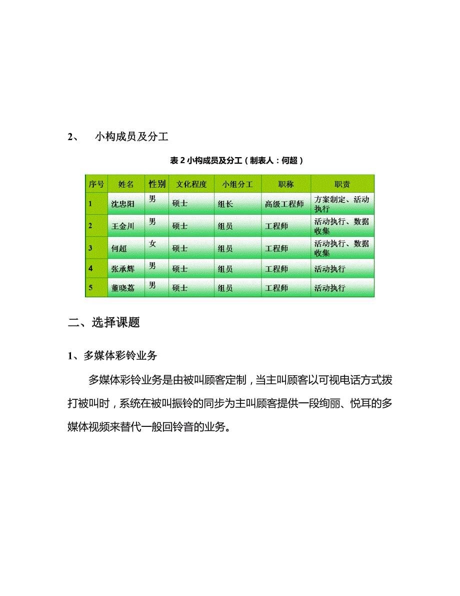 提高多媒体彩铃播放成功率QC成果报告_第5页