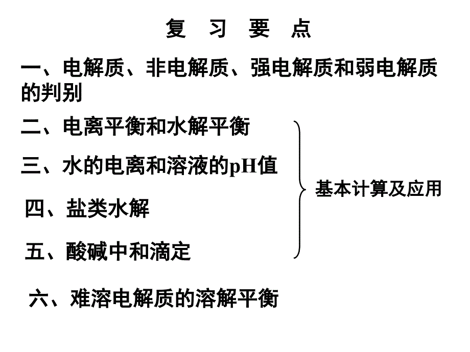 高中化学选修4第三章复习课件_第2页