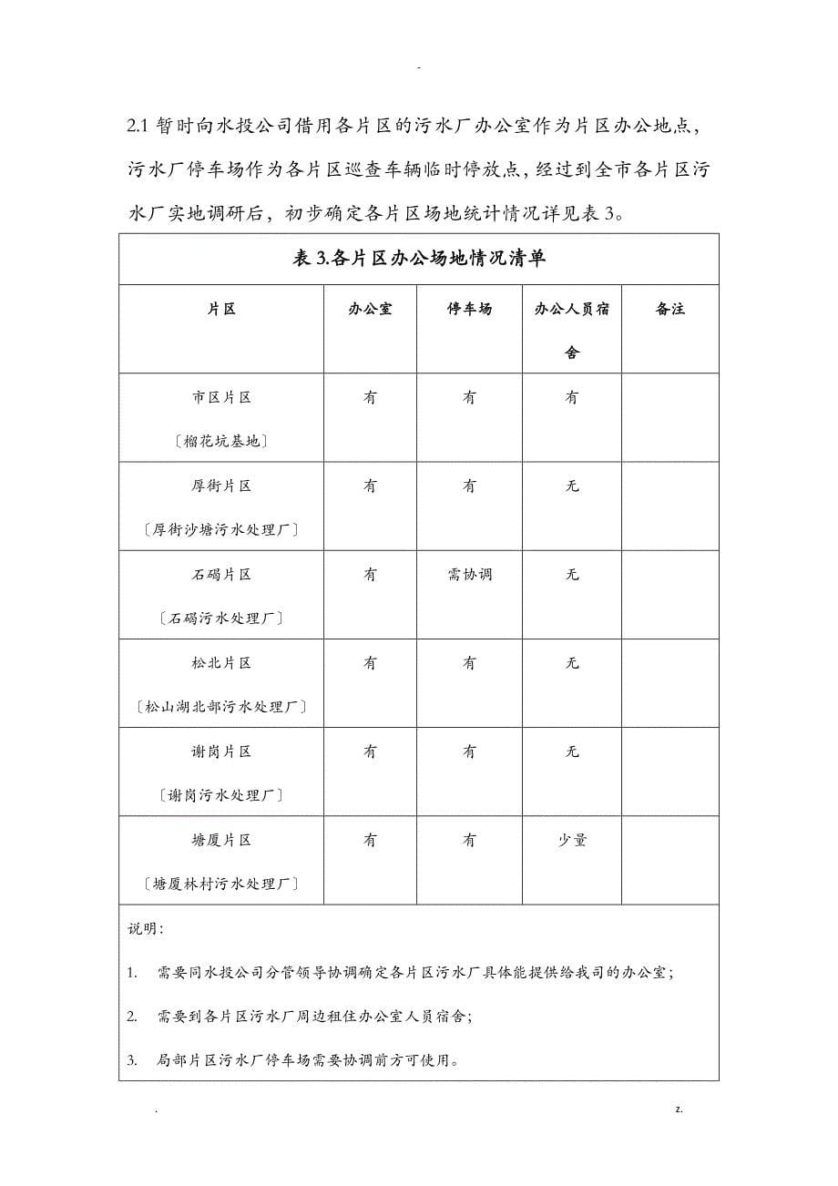 污水管网巡查维护工作实施方案_第5页