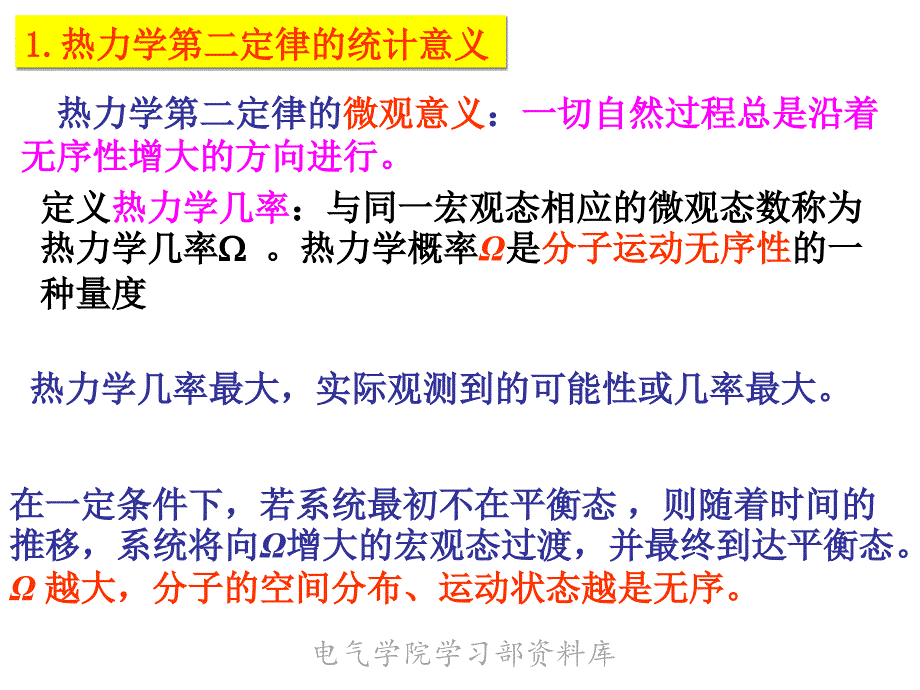 最新大学物理下曾晓萌熵教学课件_第2页