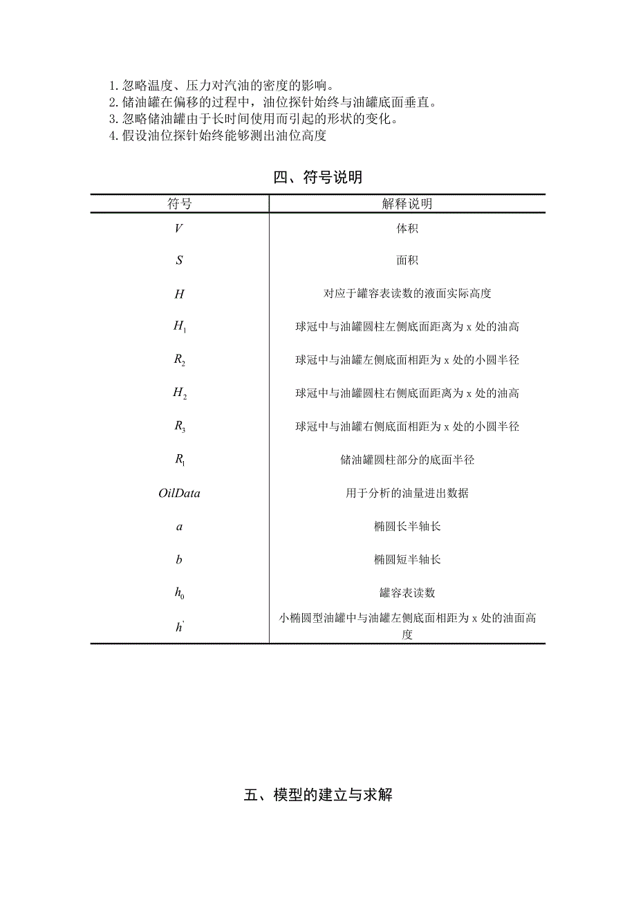 数学建模论文储油罐的变位识别与罐容表标定_第4页