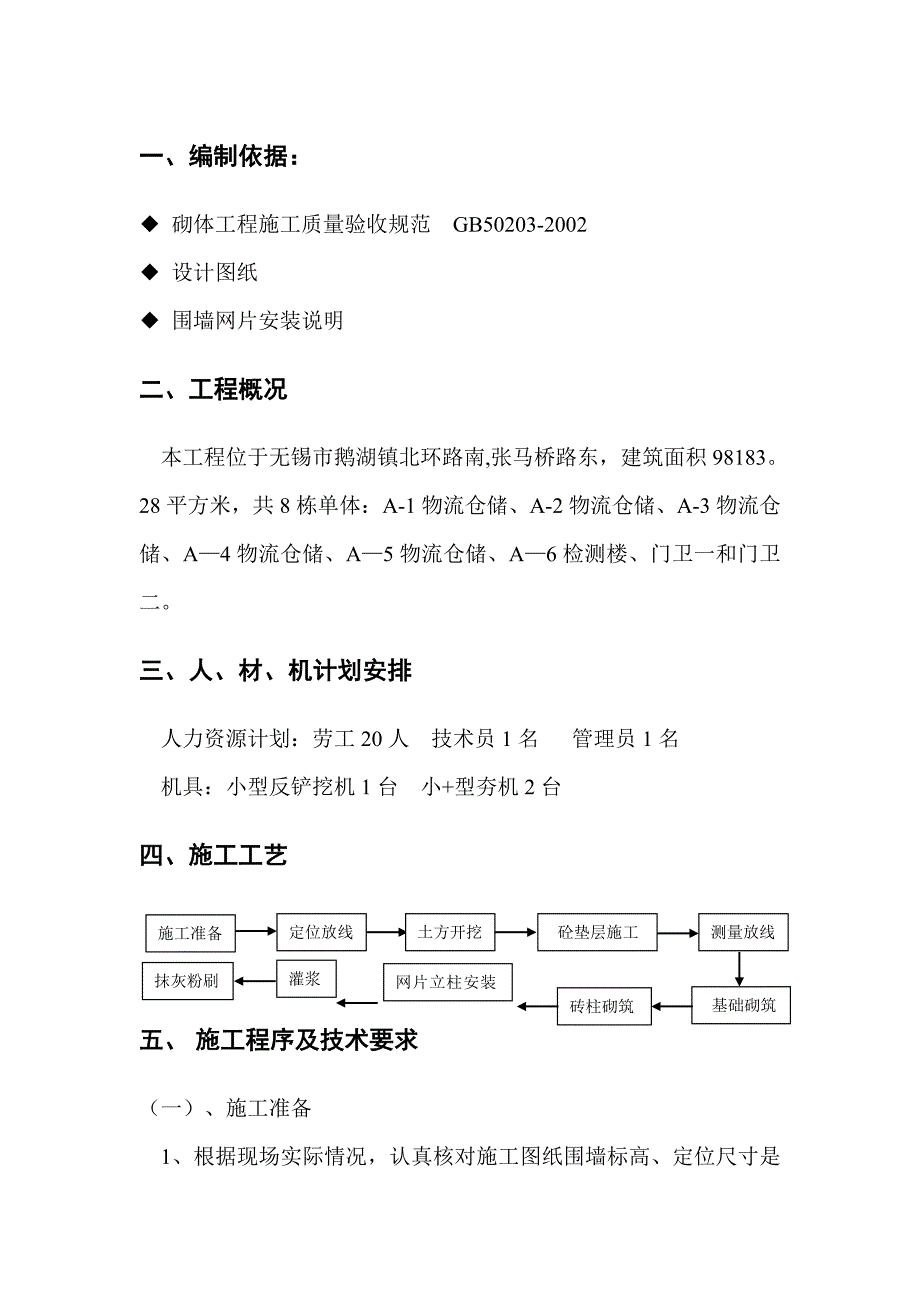 围墙施工方案45542_第2页