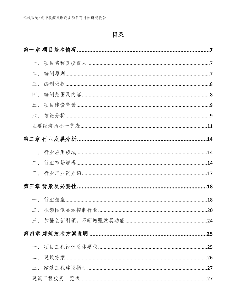 咸宁视频处理设备项目可行性研究报告（范文参考）_第2页