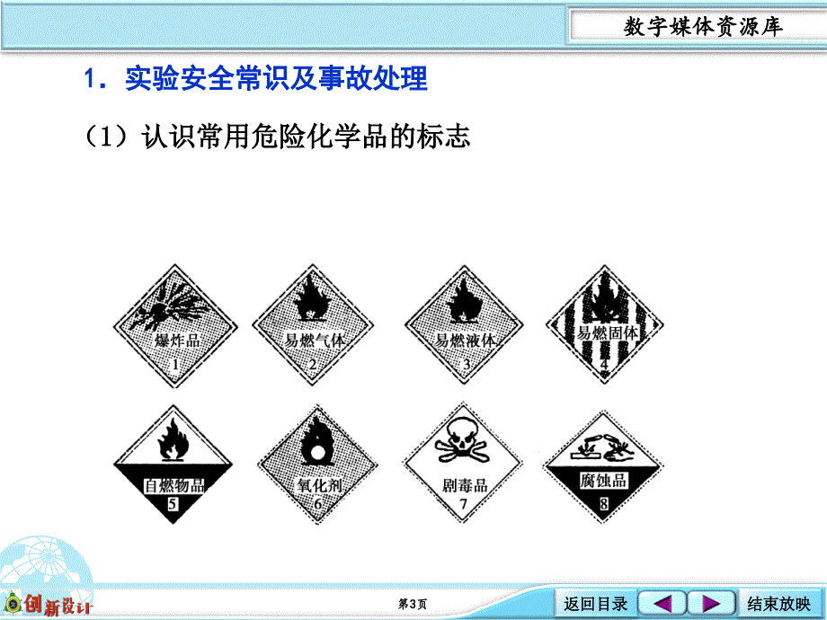 考点强化常见化学试剂的存放及实验安全常识_第3页