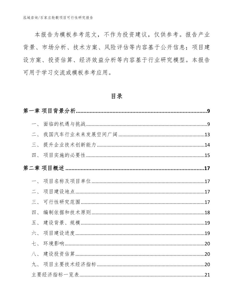 石家庄轮毂项目可行性研究报告_第3页