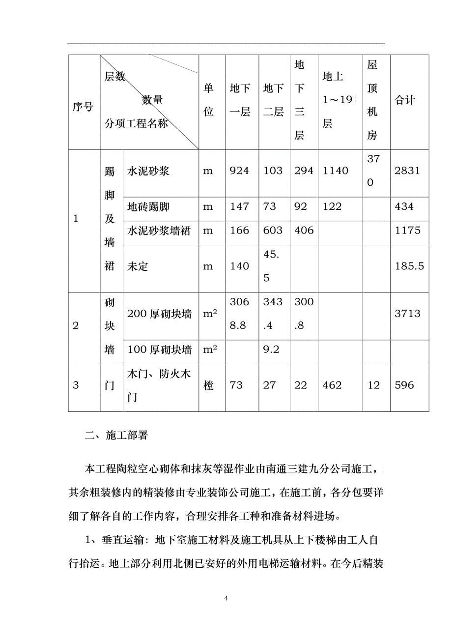 电信大楼装修施工组织设计概况_第5页