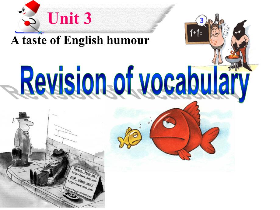 Unit3AtasteofEnglishhumourRevision课件新人教版必修4_第1页