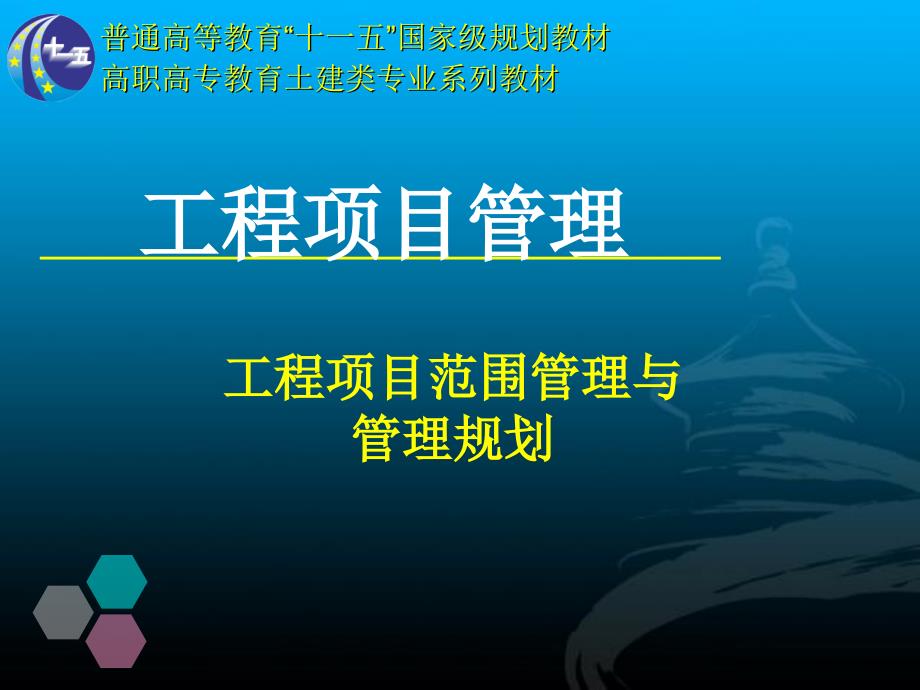 工程项目范围管理与管理规划_第1页