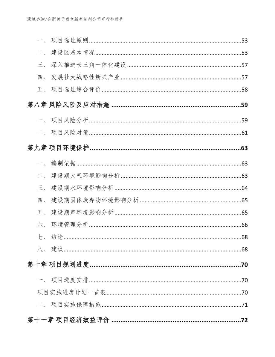 合肥关于成立新型制剂公司可行性报告范文_第5页