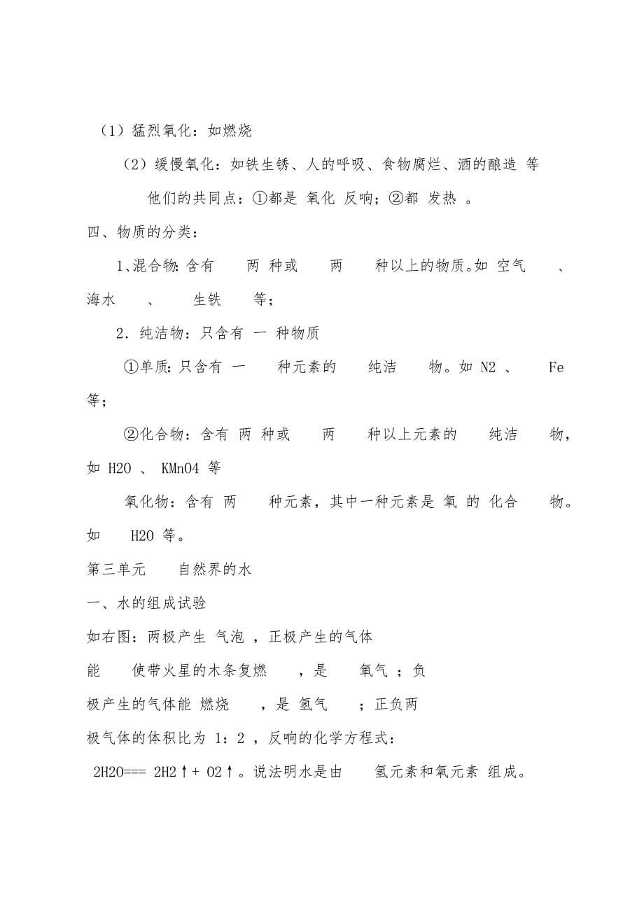 九年级上册化学复习资料沪教版.docx_第5页