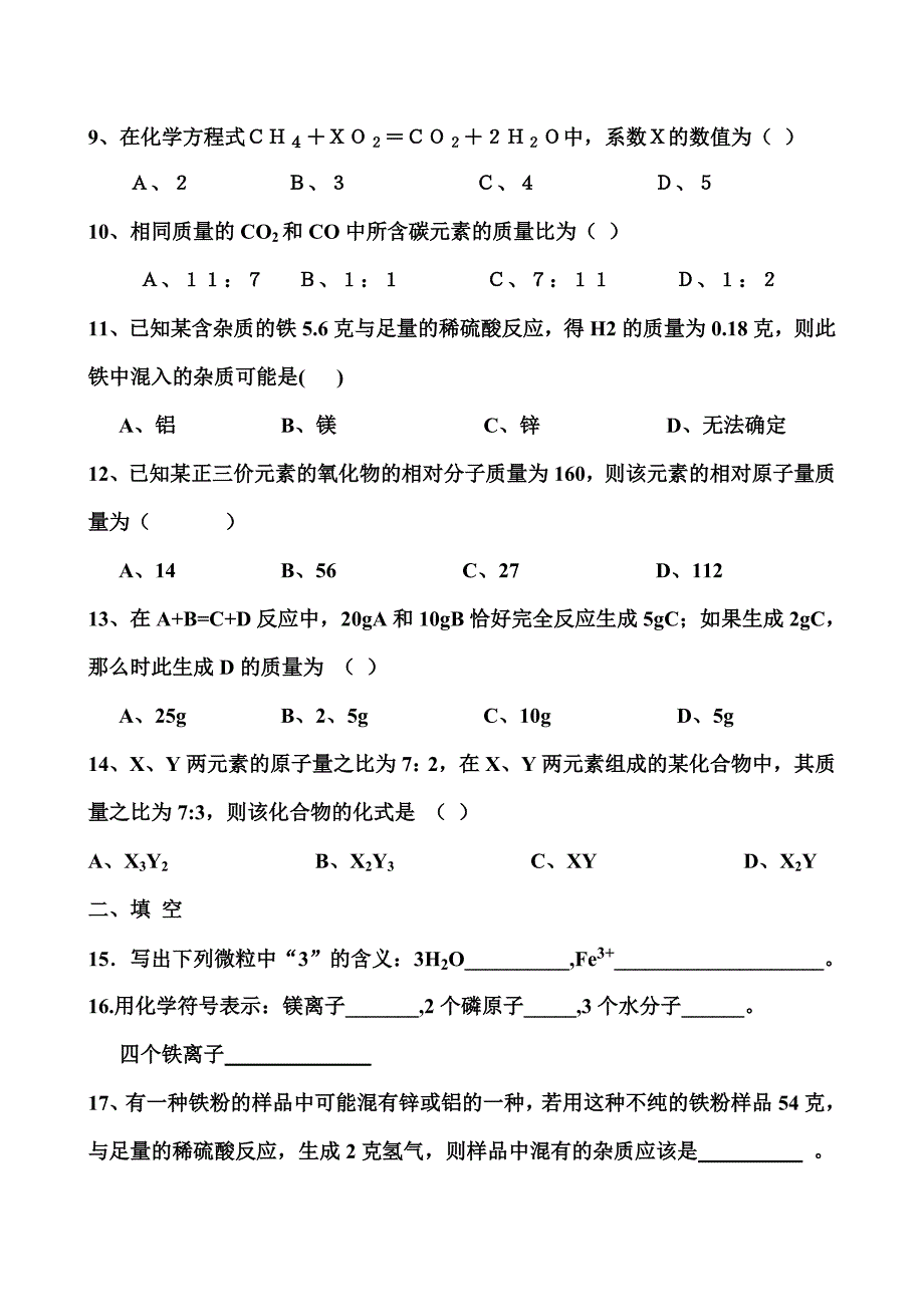 初三化学用语复习.doc_第2页