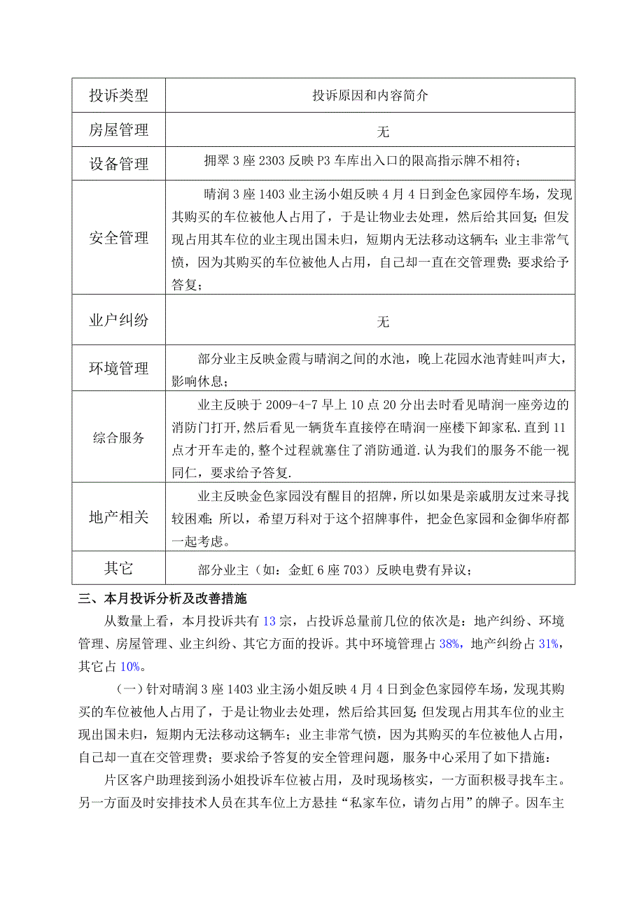 4份客户投诉统计分析报告_第2页