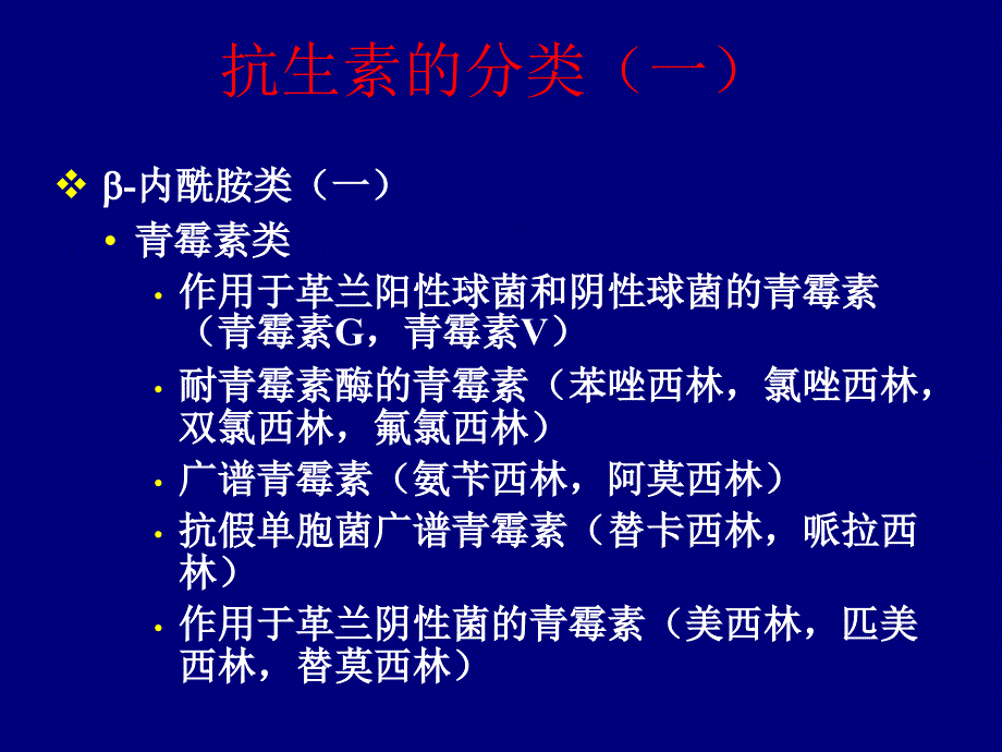 抗生素分类及用药原则_第4页