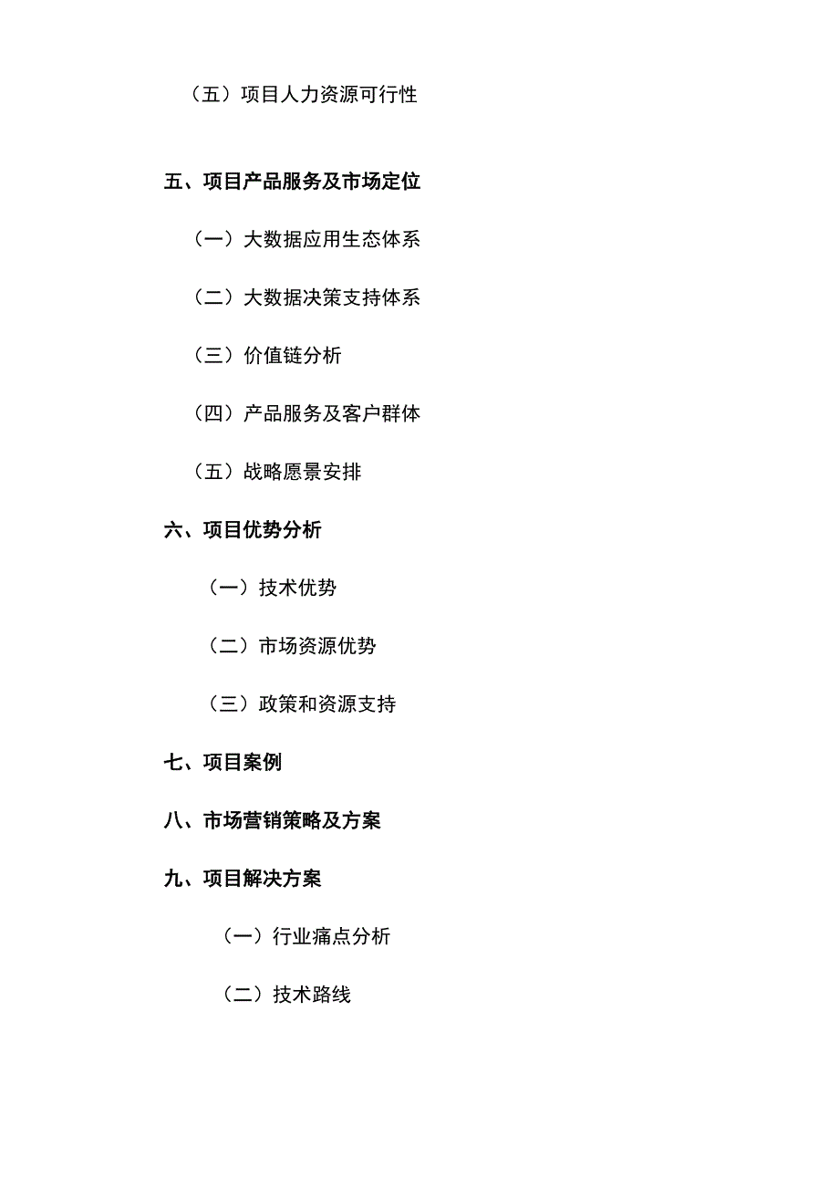 XX赛道项目方案或商业计划书_第2页