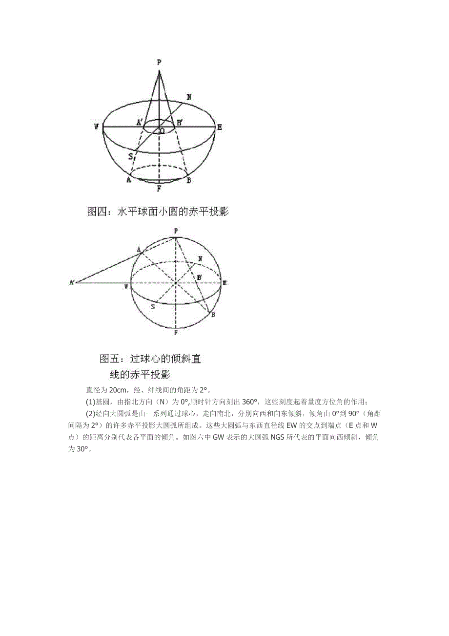 赤平投影原理及讲解_第4页