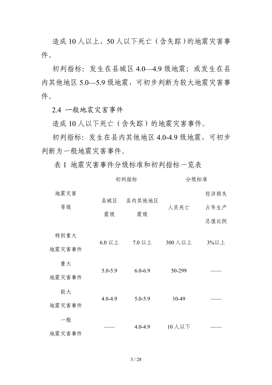 某县地震应急预案范本参考模板范本.doc_第3页