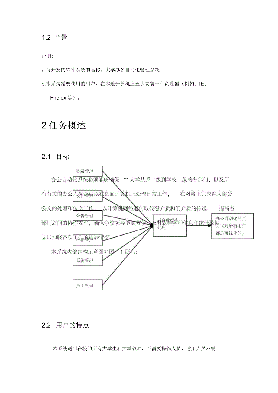 大学办公自动化管理系统需求分析_第4页