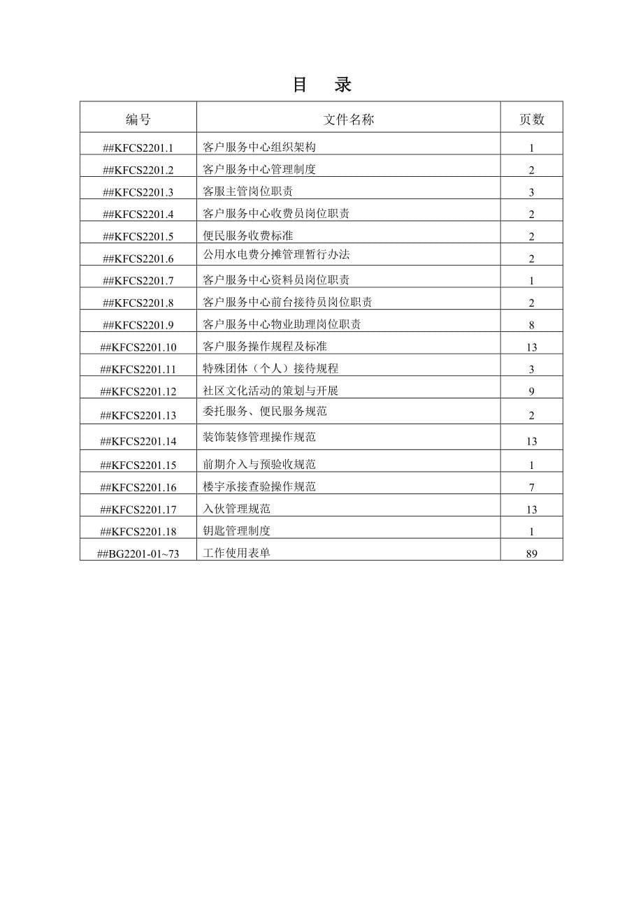 ISO9000物业管理客户服务操作手册_第5页