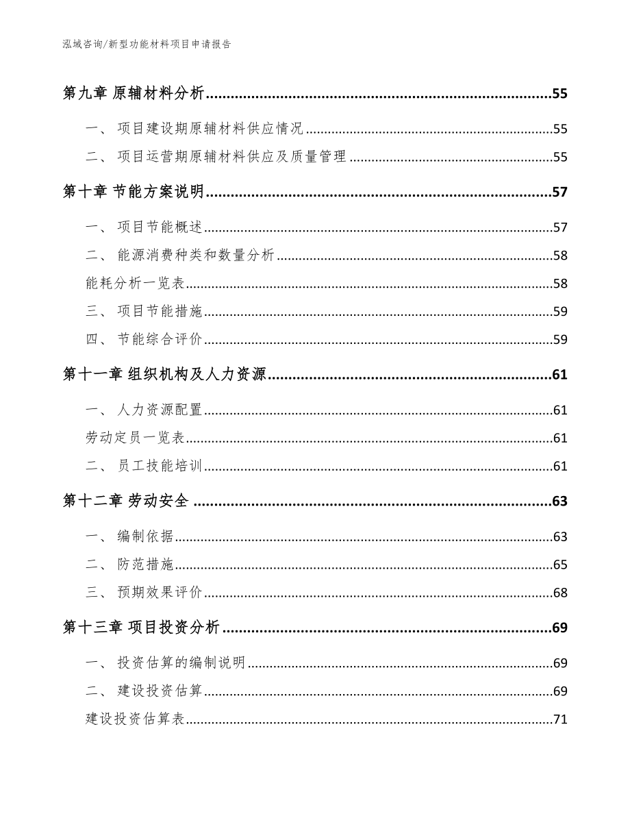 新型功能材料项目申请报告【模板参考】_第3页