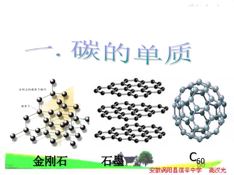 人教版九年级第六单元课题1金刚石石墨和C60共44张PPT课件_第2页