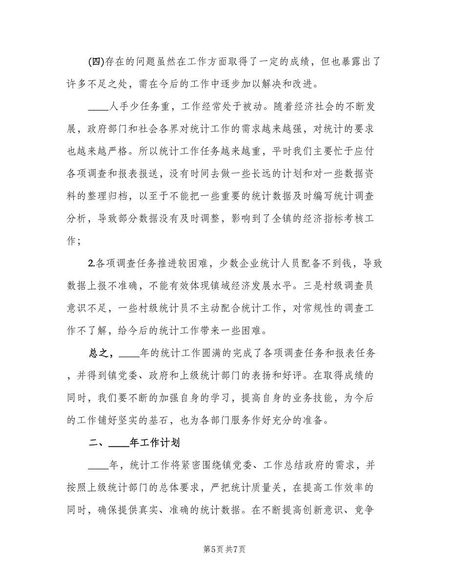 统计员个人2023年终工作总结范文（二篇）.doc_第5页