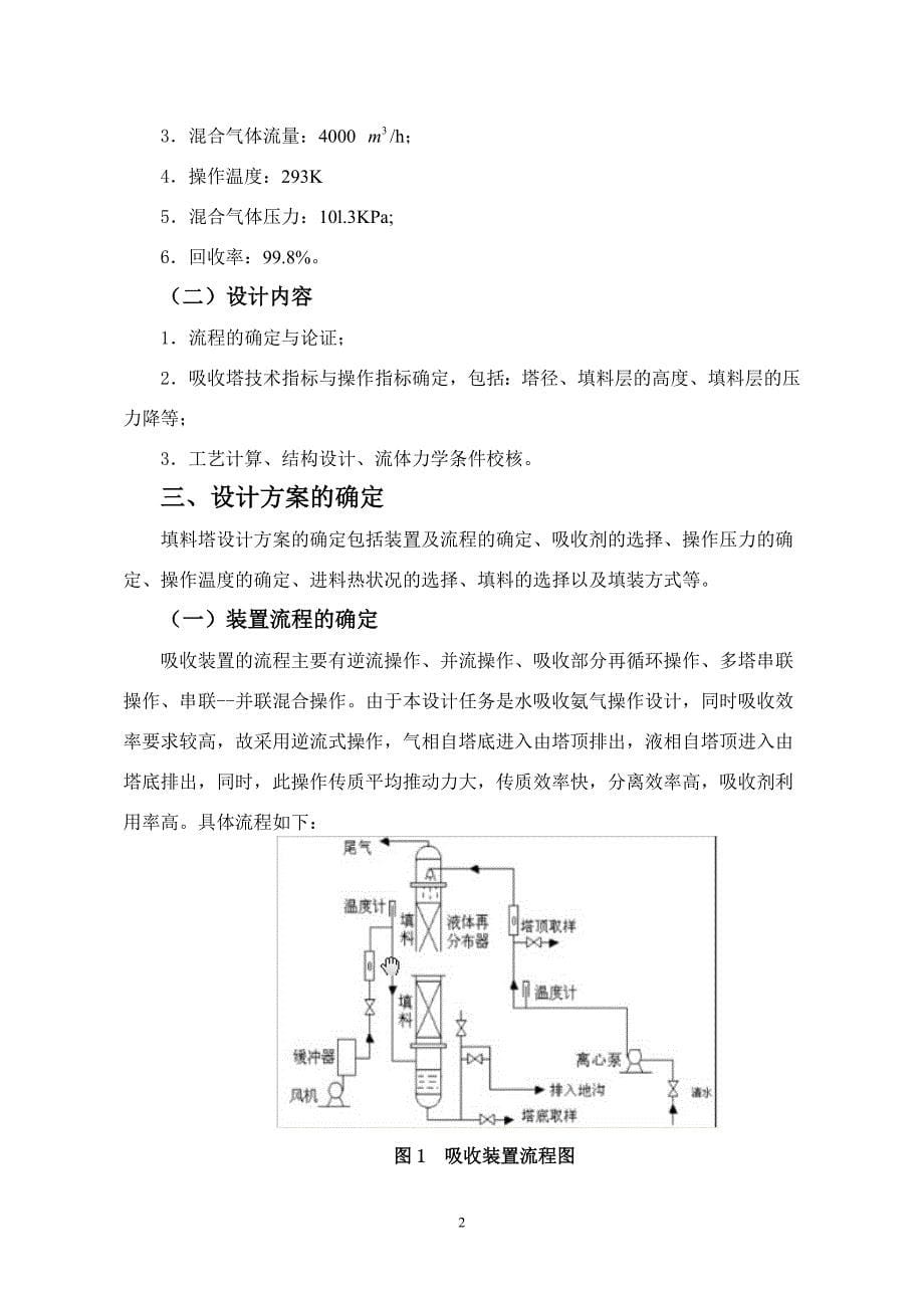 清水吸收变换气的填料塔装置设计-毕业论文.doc_第5页