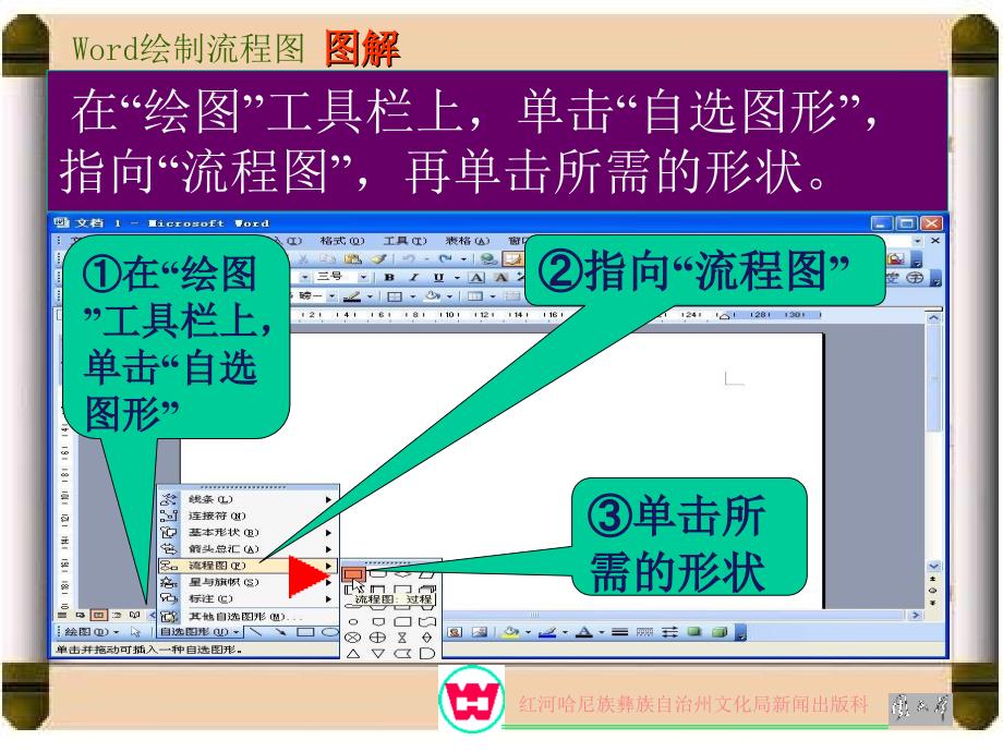 word绘制流程图图解_第4页