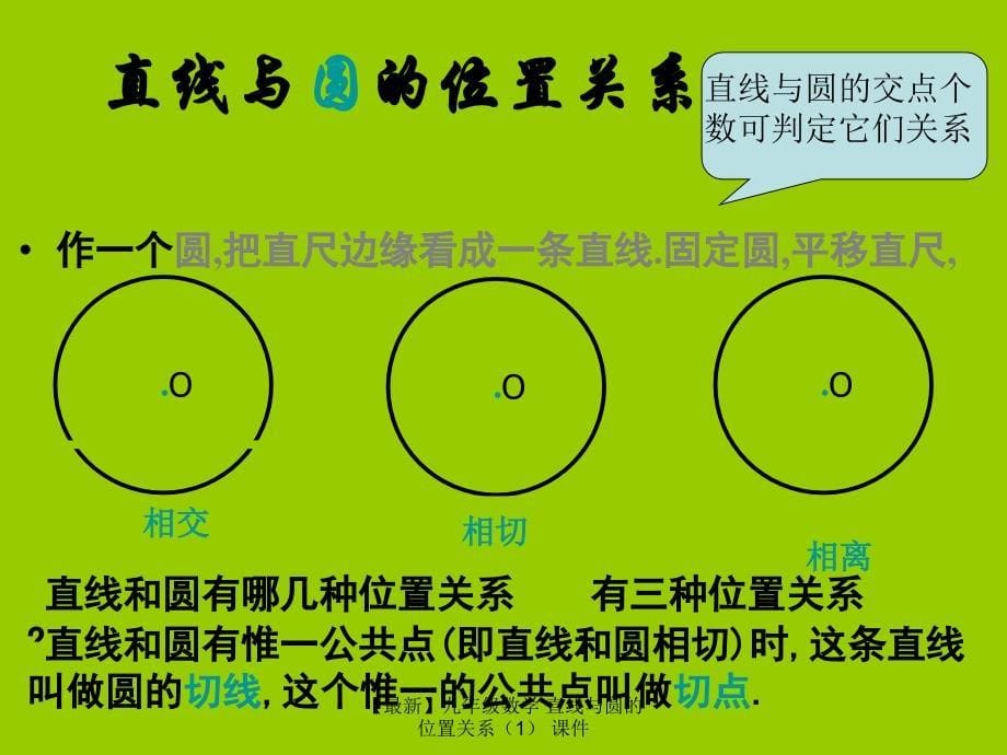 最新九年级数学直线与圆的位置关系1课件_第5页