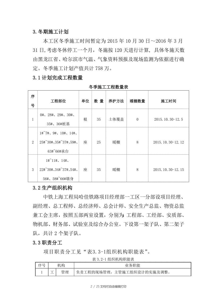 哈佳铁路冬季施工方案_第5页