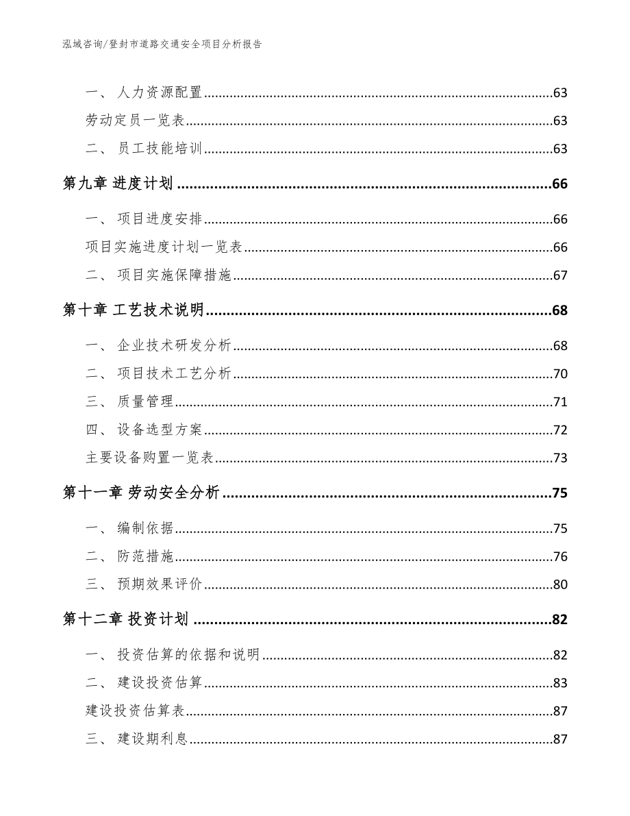 登封市道路交通安全项目分析报告（范文模板）_第4页