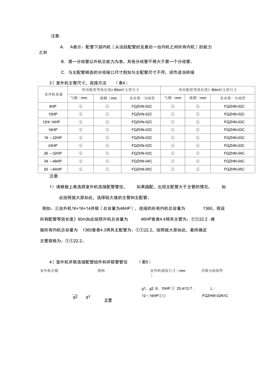 多联机配管选型表.._第4页