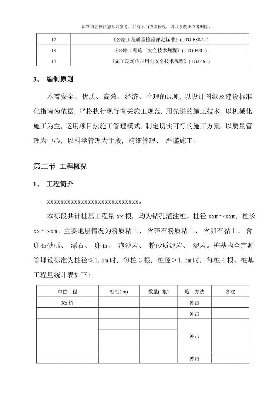 桩基专项施工方案编制模板样本.doc_第5页