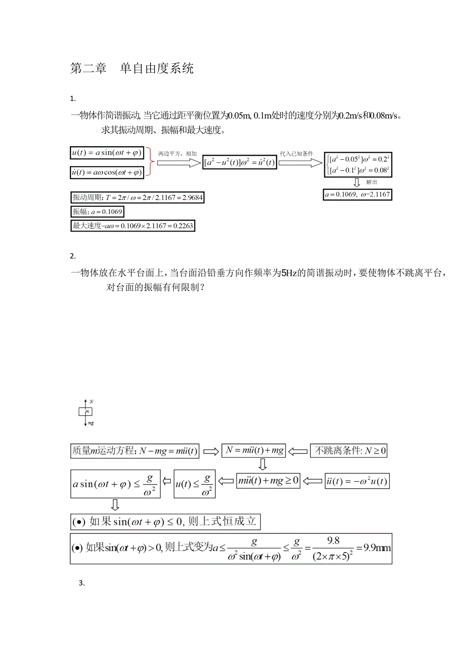 机械振动习题及答案_第3页