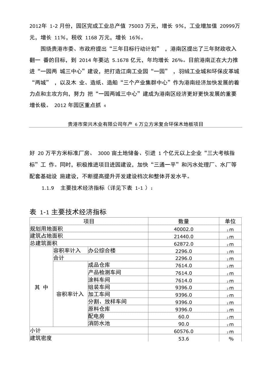 年产6万立方米复合环保木地板可行性研究报告_第5页