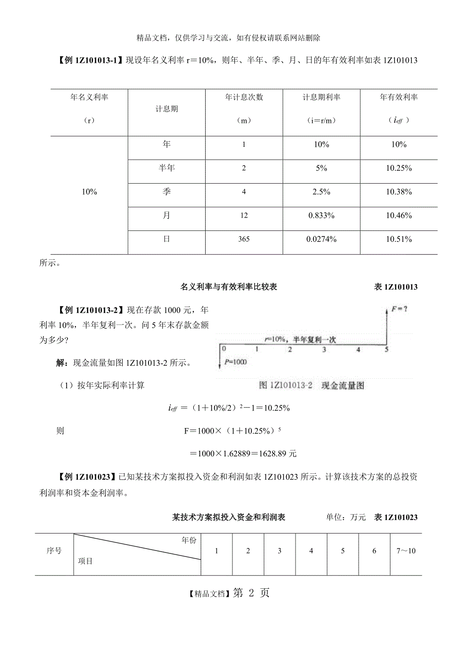 一建经济所有计算题_第2页