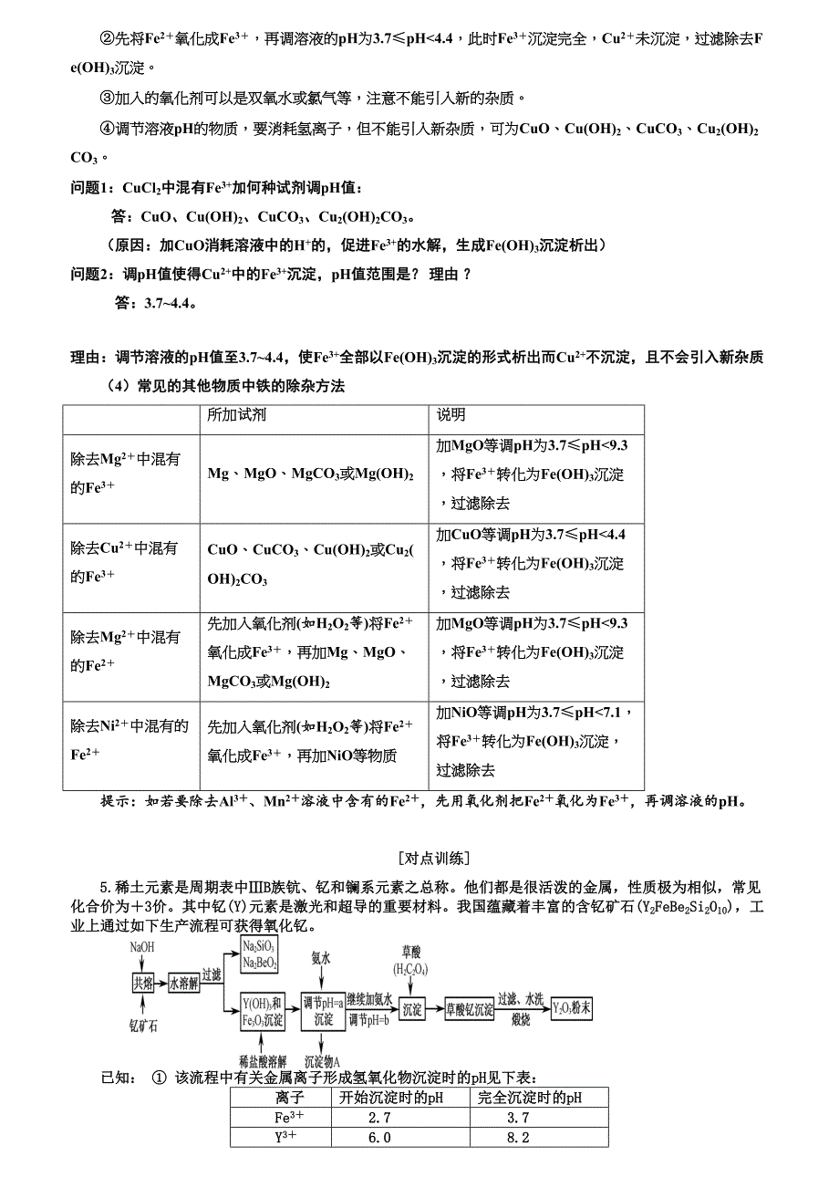 高考工艺流程题解题技巧_第4页