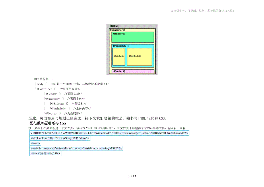 DIVCSS学习(入门)教程_第3页