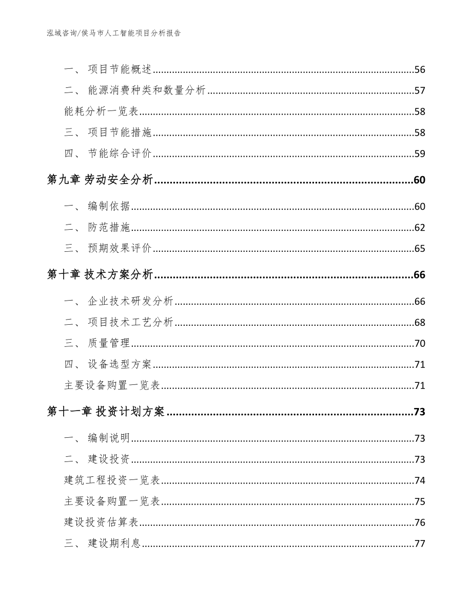 侯马市人工智能项目分析报告模板范本_第4页