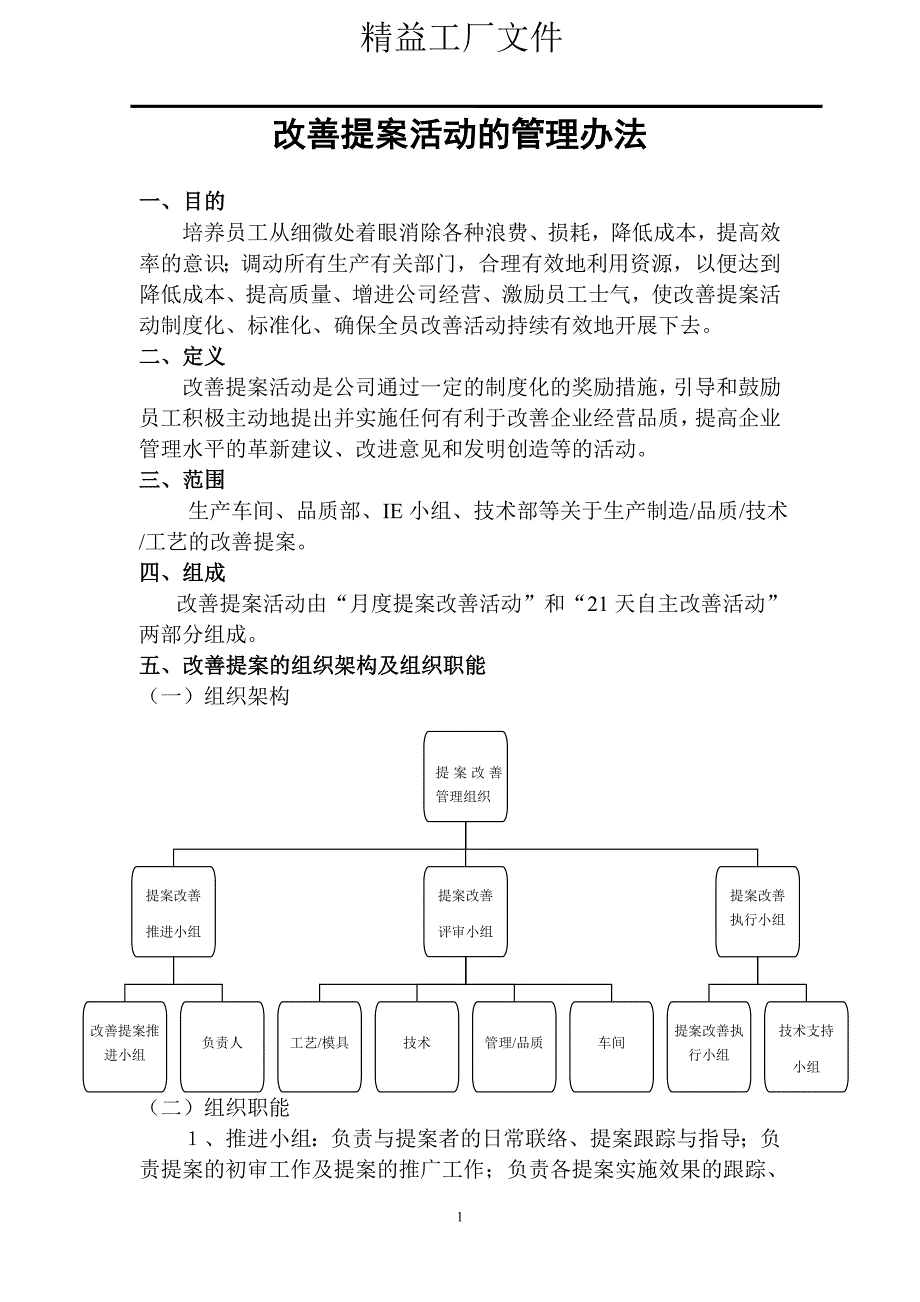 改善提案活动管理办法.doc_第1页