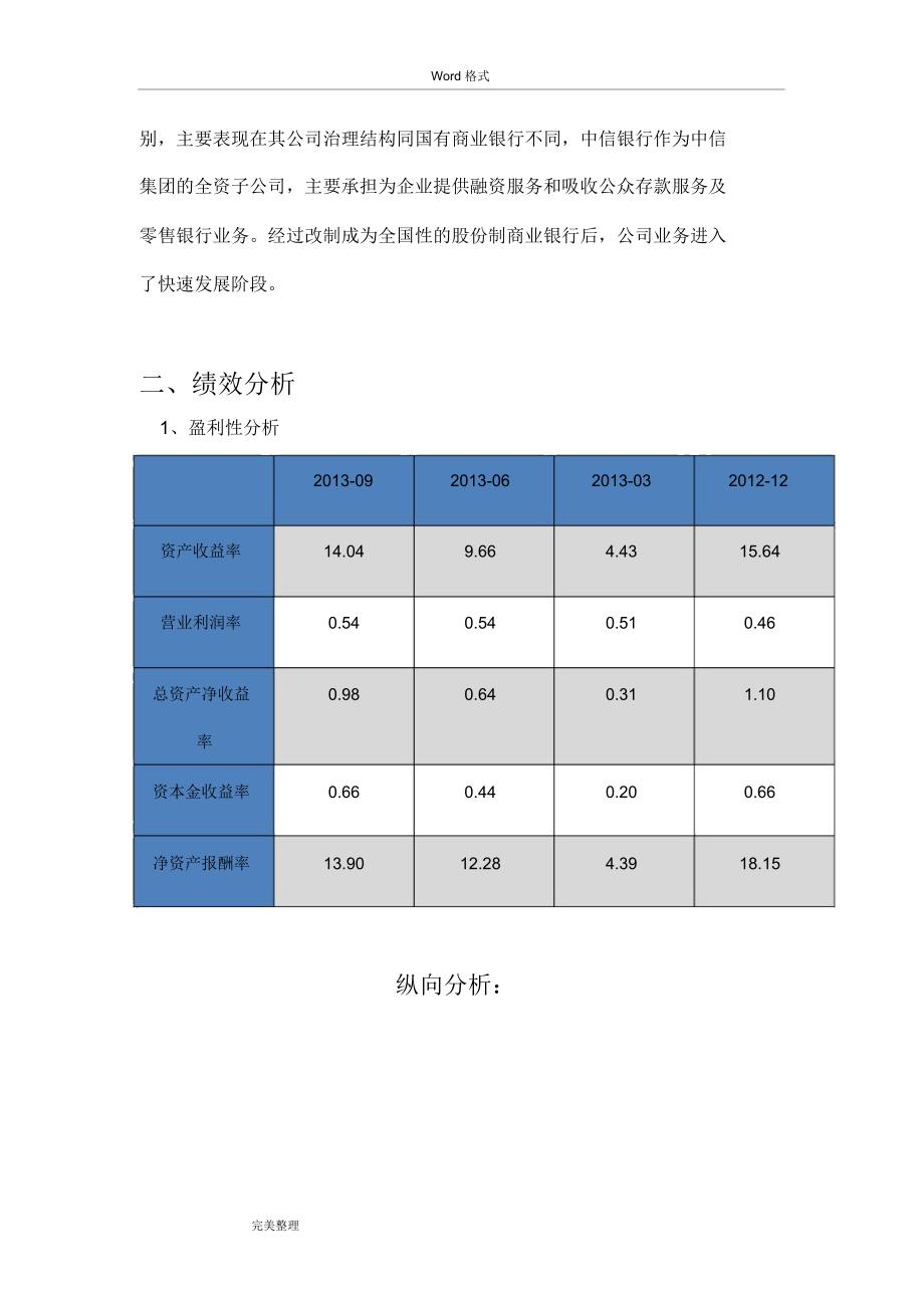 中信银行绩效分析报告_第3页