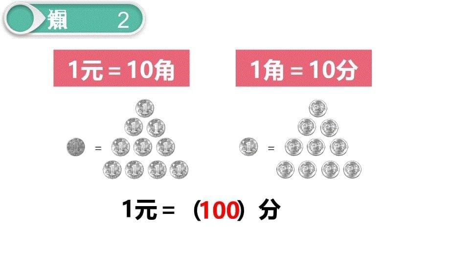 人教版一年级下册数学总复习--认识人民币课件_第5页