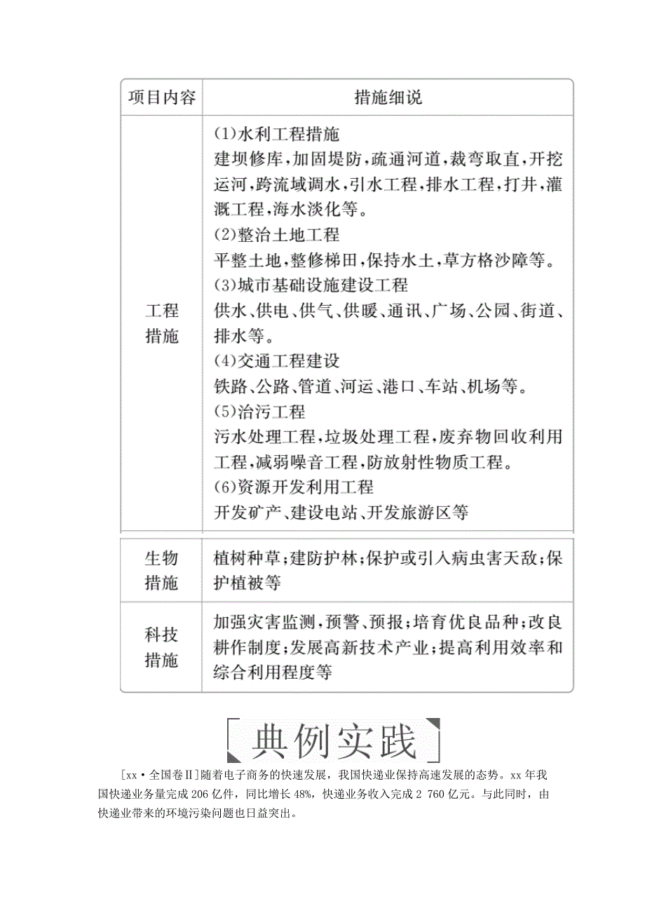 2022年高考地理二轮复习第三篇备考与冲刺专题二综合题题型突破题型突破五对策措施类教学案_第3页