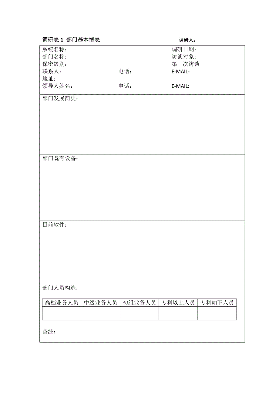 需求调研表模板_第1页