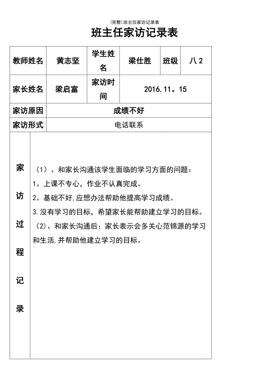 (最新整理)班主任家访记录表_第4页