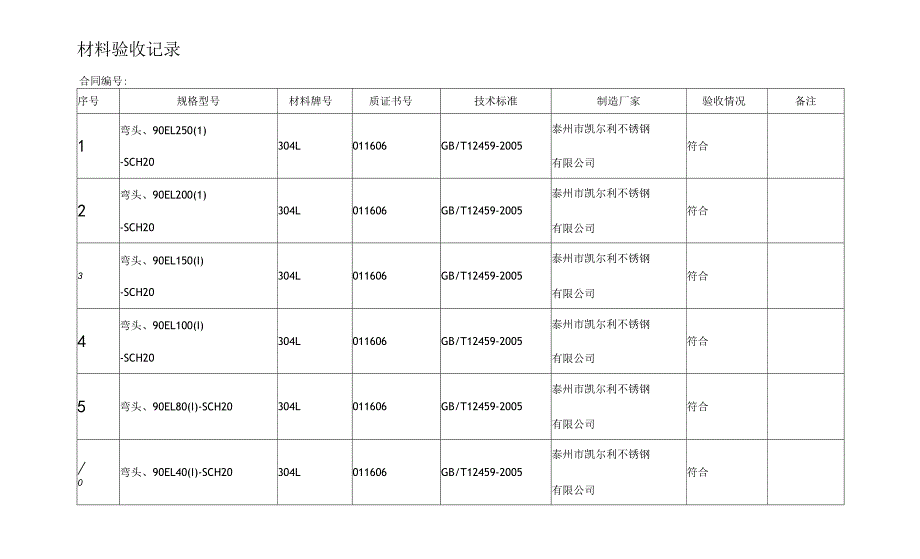 压力管道安装竣工资料_第4页