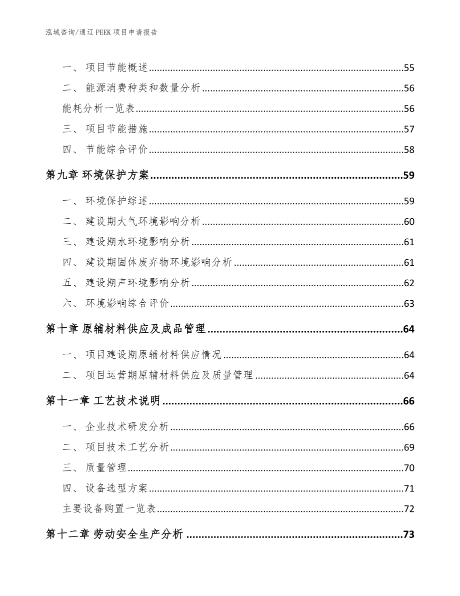 通辽PEEK项目申请报告（模板范文）_第3页