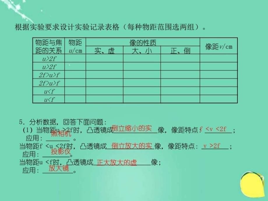 八年级物理上册第5章透镜及其应用第3节凸透镜成像...文库.ppt_第5页