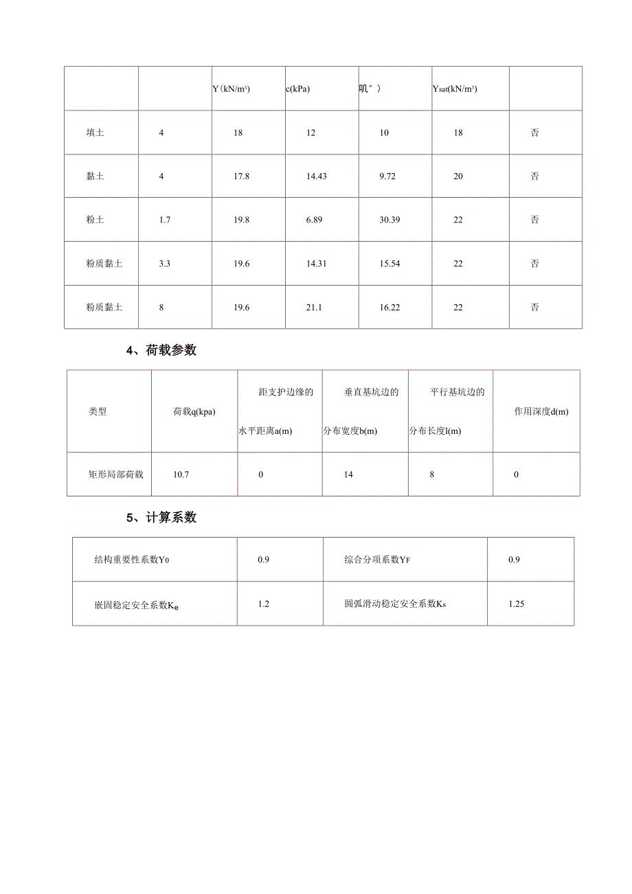 板桩支护计算悬臂计算书_第3页