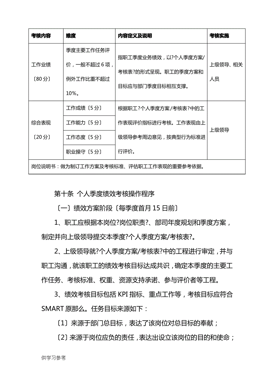 公司绩效考核及薪酬浮动管理办法_第3页